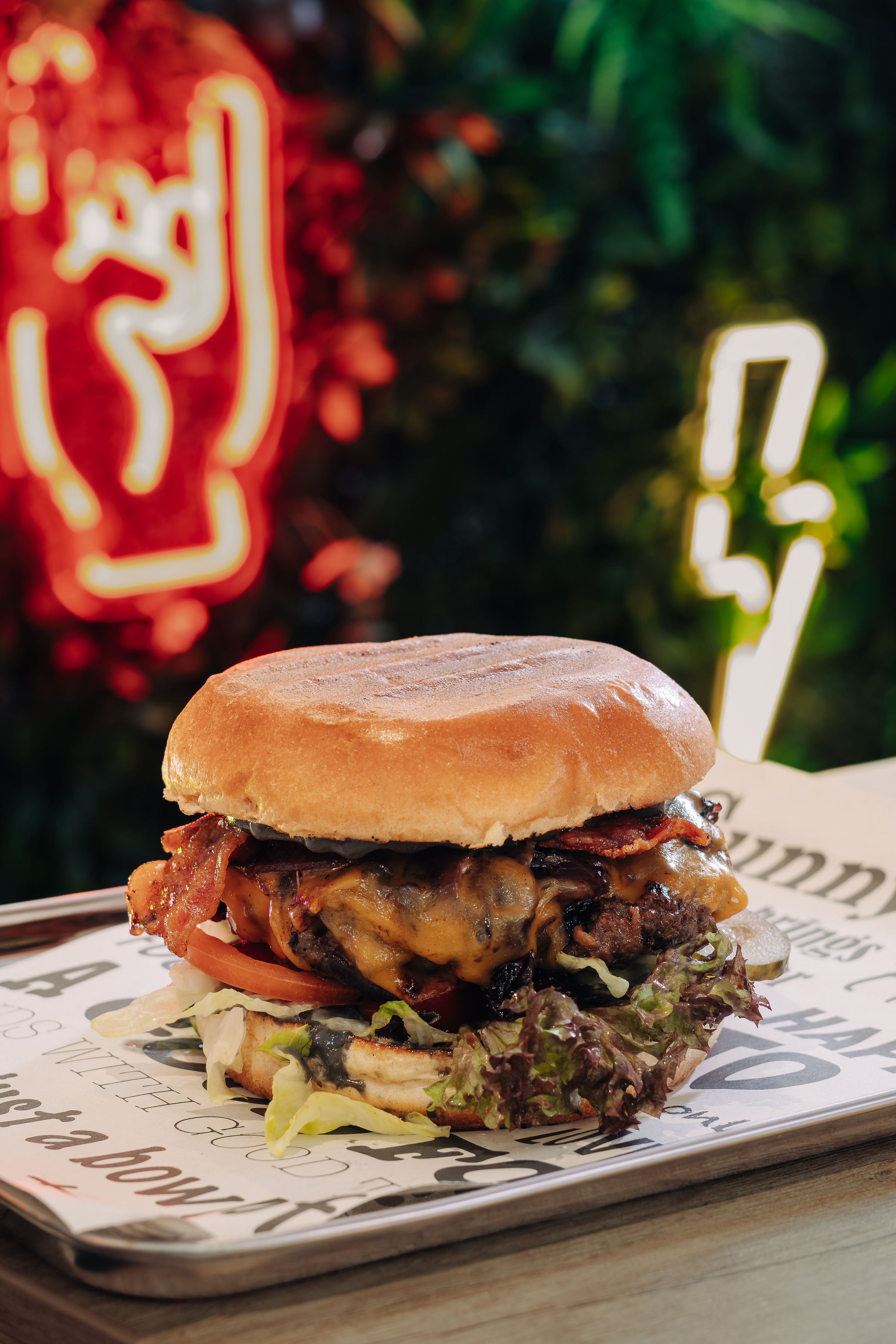 Rella's burger, 3590 forint.